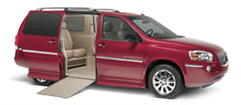 Braun Entervan drop floor minivan wheelchair conversion