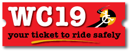 ANSI/RESNA WC19 logo for ticket to ride safely while being transported in your wheelchair 