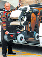 Bruno Model VSL-900 Scooter-Lift II Vehicle Lift for storing your power wheelchair or scooter inside your van or minivan